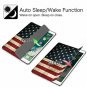 Smart Case For iPad Pro 12.9 1st/2nd Gen PU leather Slim Stand Cover US Flag