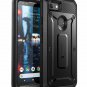 Google Pixel 3 Case with Screen Protector Full Protective Rugged Cover Black