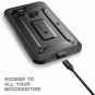 Google Pixel 3 Case with Screen Protector Full Protective Rugged Cover Black