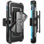 iPhone 7 Plus/ 8 Plus Case Built in Screen Protector Belt Clip Full Body Blue