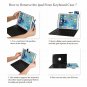 Wireless Keyboard Case for iPad Air 2019 3rd Gen/iPad Pro 10.5 2017 Cover Stand