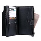 Women Genuine Leather Clutch RFID Blocking Ladies Large Purse Multifunctional