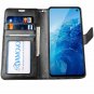 for Samsung Galaxy S10E Wallet Phone Case Vegan Leather Detachable Stand Black