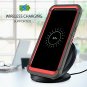 Samsung Galaxy S9 Plus Case Shockproof Durable Silicone Stand Belt Clip Wireless