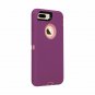 Case for iPhone 7 Plus/8 Plus Shockproof Armor Builtin Screen Protector Purple