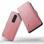 For OnePlus 6T Wallet Flip Case Slim Premium Leather Folio Cover Women Rosegold