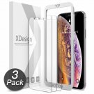 iPhone Xs MAX Premium Tempered Glass Screen Protector Oleophobic Clear (3 Pack)