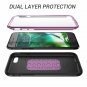 Case for Apple iPhone 8/ 7 Full Body Builtin Screen Protector Shockproof Purple