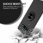 Samsung Galaxy S10 Plus Case Hybrid Slim Cover Ring Stand Magnetic Car Black