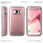 Samsung Galaxy S7 Edge Case Bumper With Screen Protector Rugged Women RoseGold