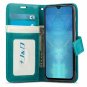 For OnePlus 6T Case Wallet Case Luxury Flip Stand Cover Slim Heavy Duty Aqua
