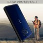 For Nokia 9 PureView Case Shock Absorbing Air Hybrid Durable Clear Cover Black