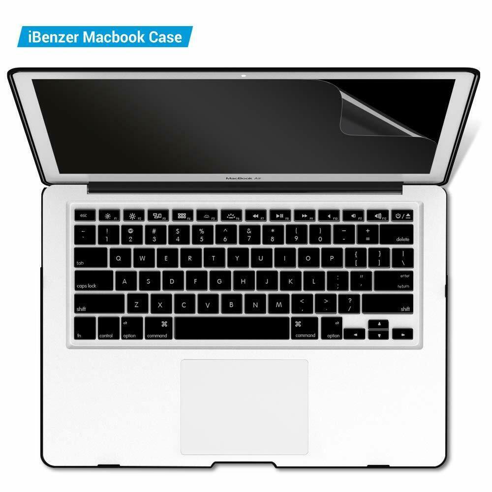 For Macbook Air 13 Inch Case Soft Keyboard Cover Screen Protector A1369