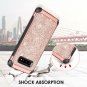 for Samsung Galaxy S10 Plus Case Luxury Glitter Shiny Shockproof Women Rose Gold