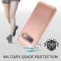 for Samsung Galaxy S10 Plus Case Heavy Duty Cover Full Body Women Rose Gold