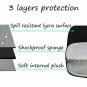 Macbook Pro 13/Macbook Air 13 Sleeve Case Bag Cover Fabric Padding Foam Black