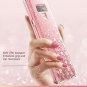 For Samsung Galaxy Note 9 Case with Screen Protector Shiny Glitter Cover Pink