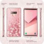 For Samsung Galaxy Note 9 Case with Screen Protector Shiny Glitter Cover Pink