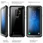 For Samsung Galaxy S9 Plus Case with Screen Protector Rugged Cover Bumper Black