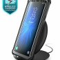 For Samsung Galaxy S9 Plus Case with Screen Protector Rugged Cover Bumper Black