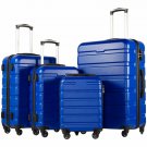 Luggage 4 Pcs Set Suitcase Carryon Rolling Hardshell Spinner Wheels 360 TSA Loc