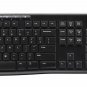 Logitech 2.4GHz Wireless Keyboard and Mouse Combo Set USB Nano Fullsize Windows