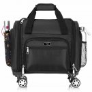 16 In Spinner Underseat Bag 4 Wheeled Carry On Luggage Rolling Suitcase Pockets