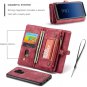 Samsung Galaxy S9 Plus Wallet Case Genuine Leather Retro Purse Large Capacity