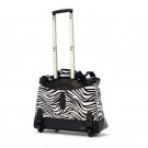 Underseat Rolling Tote Bag 18 In Laptop Travel Women Fashion Small Carry on Case