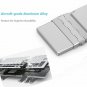 Wireless Bluetooth Keyboard Foldable Aluminium Trifolding IOS Adroid Windows