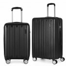 Luggage Set Spinner Wheels Lightweight Hardside Lock Suitcase 2 Pcs Suitcase