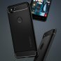 Google Pixel 2 Case TPU Shockproof Antislip Carbon Fiber Raised Edges Black