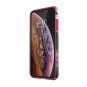 iPhone Xs Max Case TPU Rubber Smooth Grip Shockproof Floral Stylish Cerise Red