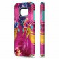 Samsung Galaxy S7 Case Rubber Grip Heavy Duty Shockproof Non Slip Floral Pink