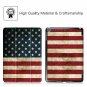 iPad 9.7 2013 Air 1 Case Stand Protective Cover with Auto Sleep/Wake US Flag