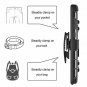 For Motorola Moto G7 Case Rugged Belt Clip Holster with Film Protector Kickstand