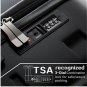 Hard Luggage Expandable Suitcase Lightweight Airplane Spinner Wheels TSA Lock