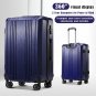 Luggage Expandable 3 Pcs Rolling Set Suitcase Sturdy Hard Shell Spinner Wheels