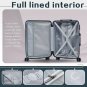 Luggage Expandable 3 Pcs Rolling Set Suitcase Sturdy Hard Shell Spinner Wheels