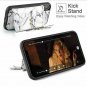 iPhone Xs Max Wallet Case Crossbody w/ Wrist Chain Strap Storage Cards License