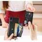iPhone XR Wallet Case Crossbody Chain Strap Hidden Storage Card Holder Leather