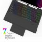 iPad 9.7/ Pro 9.7/ Air 2 1 Combo Keyboard Folio Case Backlit Magnetic Pen Holder