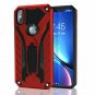 iPhone Xs Max Case Heavy Duty Protective Cover Kickstand Wireless Charging Red