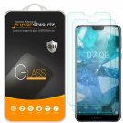 Nokia 7.1 Premium Glass Screen Protector Clear Bubble Free Hydrophobic (2 Pack)