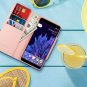 Google Pixel 2 XL Wallet Case Women Premium Leather Folio Magnetic Luxury Rose