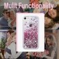 iPhone 6/6s/7/8 Case Glitter Liquid Glass Screen Protector RoseGold
