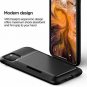 iPhone 11 Pro Max Case Wallet Slide Hidden Card Super resistant to Stains Silver