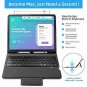 iPad Pro 12.9 2018 Keyboard Case Folio Pencil Holder Colors Backlit Auto slip