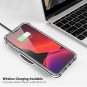 iPhone 11 Pro Case Built-in Screen Protector Clear TPU Full Body Hard PC Cover