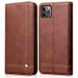 iPhone 11 Pro Max Brown Leather Wallet Case Men Flip w/ Kickstand Card Holder